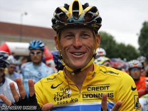 Armstrong goes down!