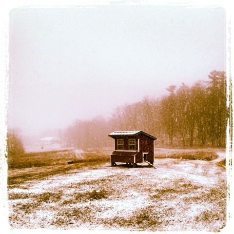 Our first snow this season