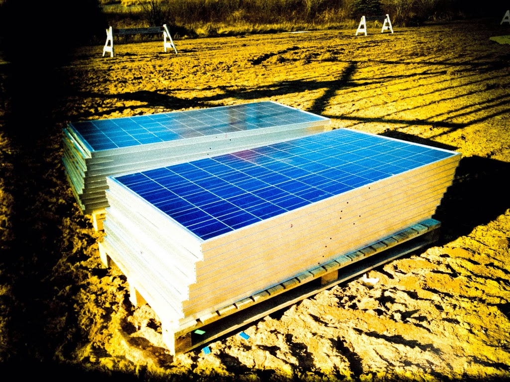 Panels are here and ready to be installed!