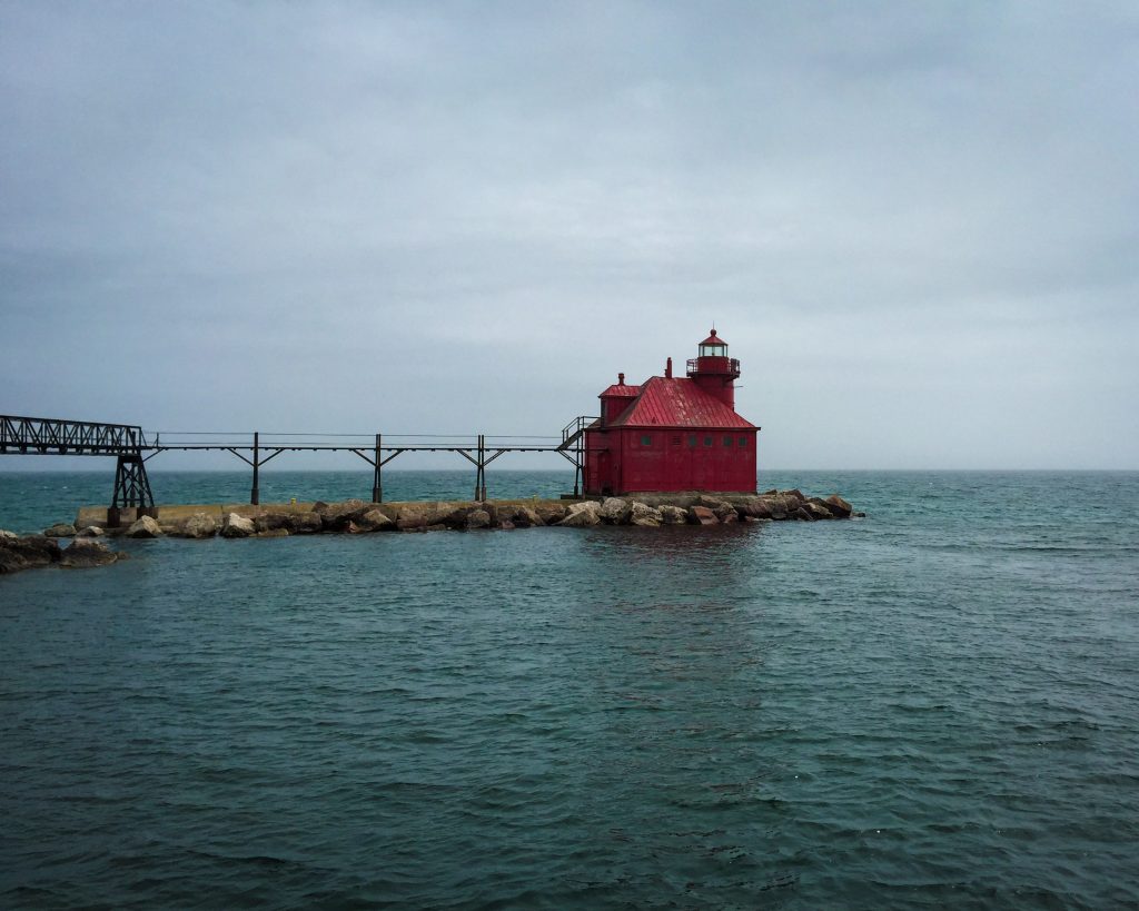 Departing Sturgeon Bay 