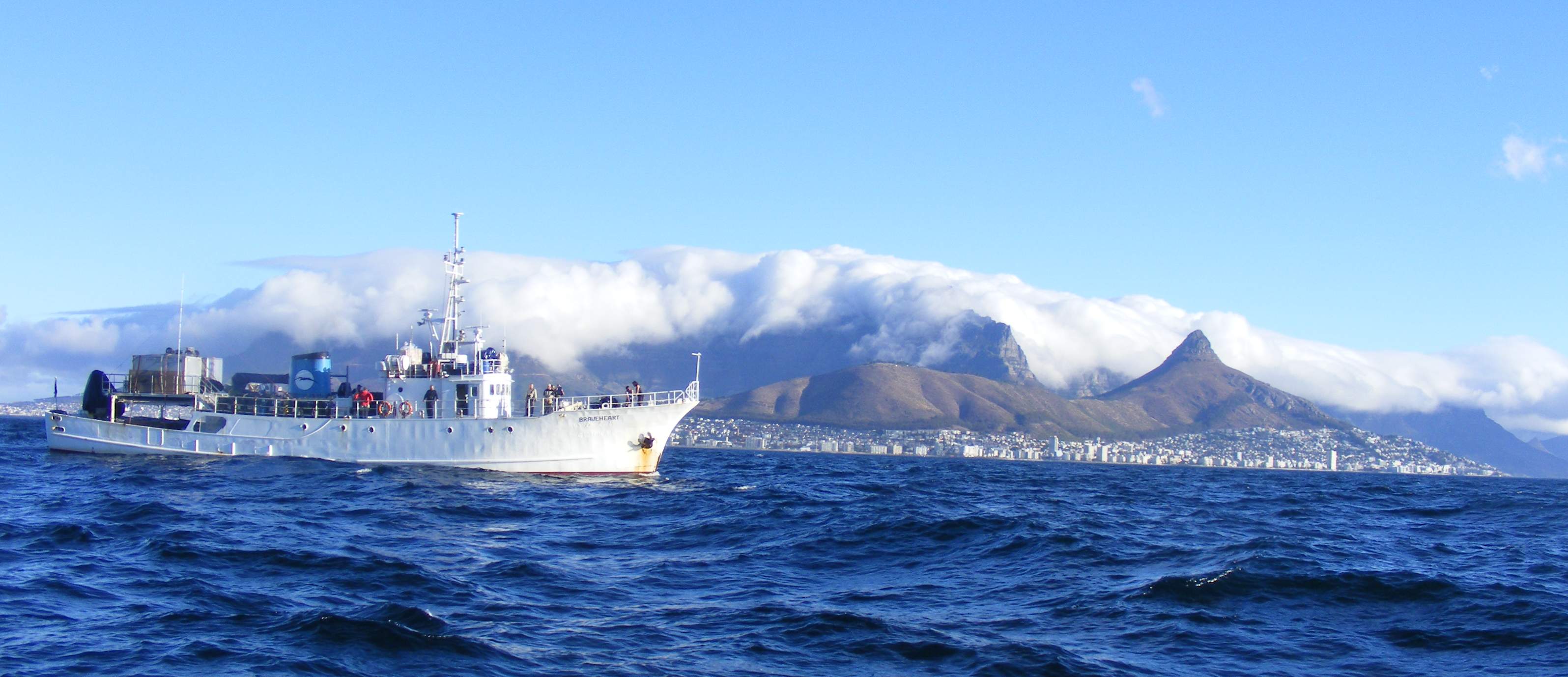 The Team on Braveheart departing for Heard Island