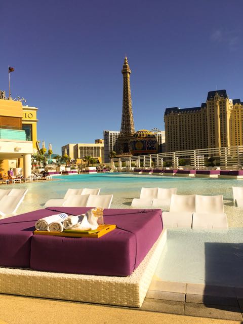 The pool at The Cosmopolitan