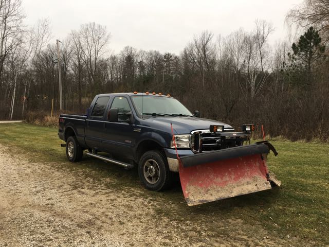 Installed the snow plow this morning and ready for some action!