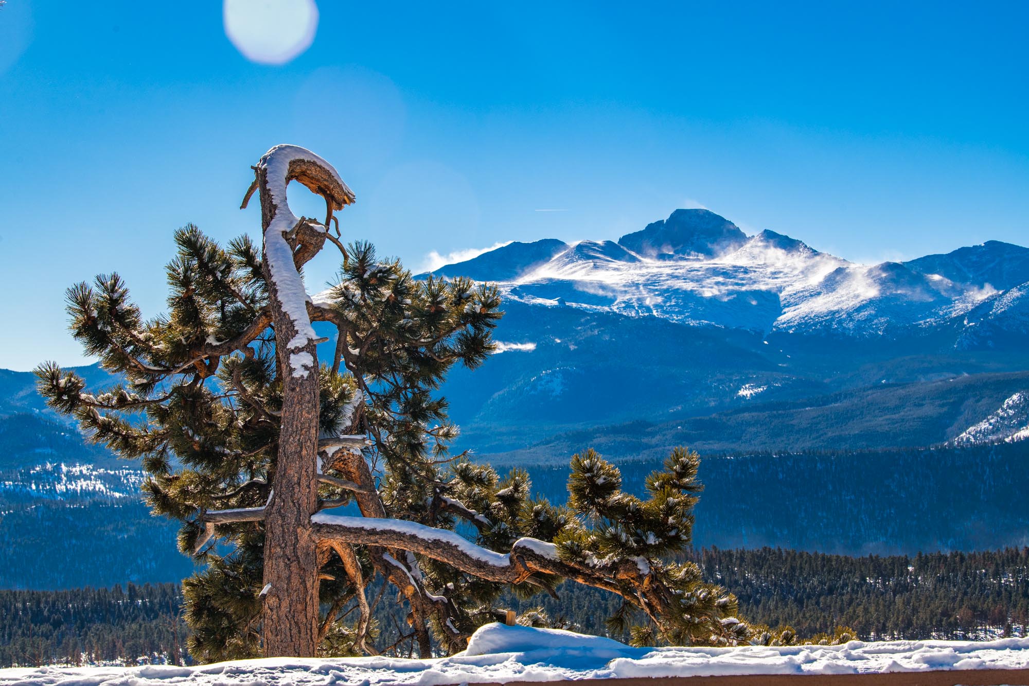 December in Estes Park