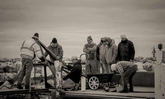 Pier Cleanup at The Sheboygan Yacht Club