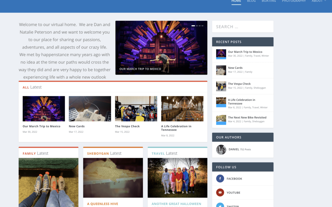 A New Look for the Site