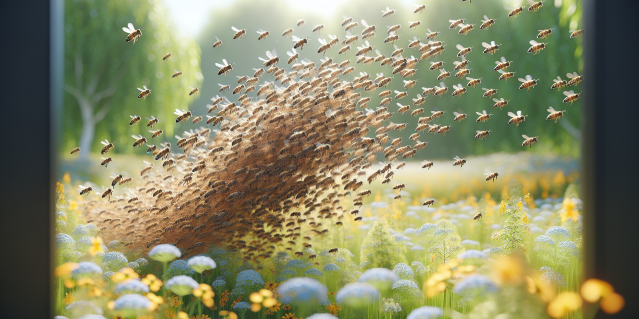 Our Backyard Bee Swarm